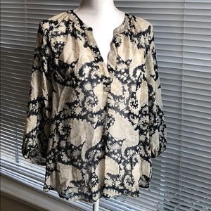 Joie Blouse Large Top Floral